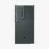 ACS05639 - Galaxy S23 Ultra Case Optik Armor in black showing the back with lens protector slot open